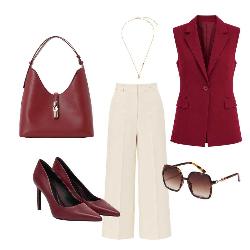 elegantný letný outfit do práce