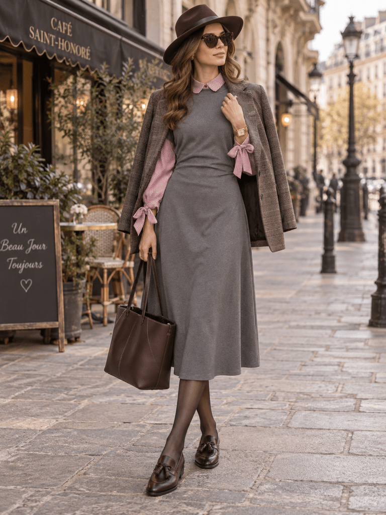 elegantný jesenný outfit z kapsulového šatníka